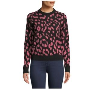 Alice + Olivia pink and black sweater